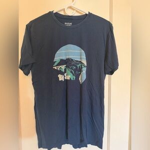 Marine Layer Men's Navy Graphic Tee